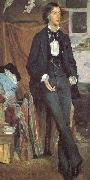 Louise-Catherine Breslau Portrait of Henry Davison, English poet oil painting